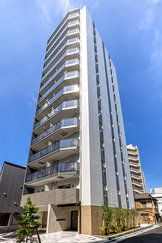 台東区蔵前マンションの外観