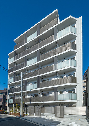 新宿区上落合マンションの外観