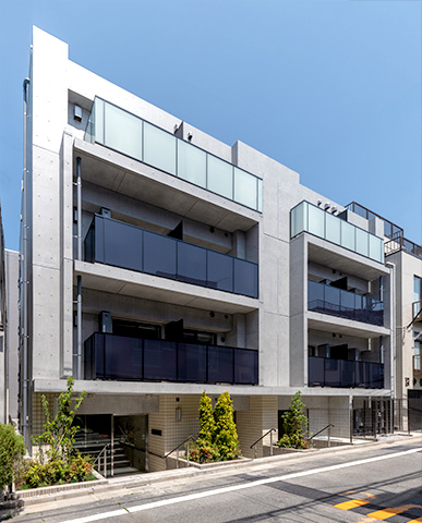 中野区弥生町マンションの外観
